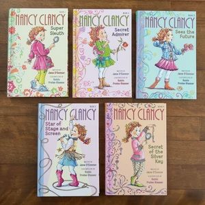 Fancy Nancy Clancy By Jane O'Connor Hard Back Chapter Book Lot,  Books 1-5